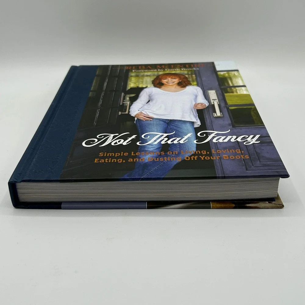 Reba McEntire Not That Fancy Cookbook Hardcover Garth Brooks Recipes Illustrated